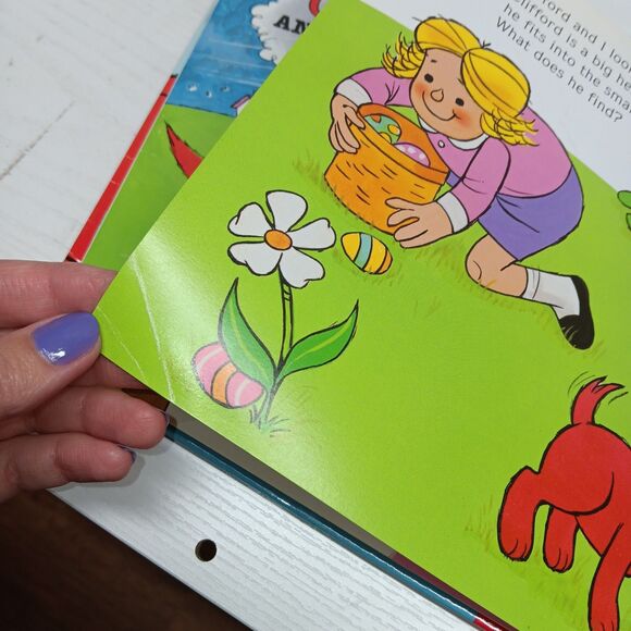 Clifford The Big Red Dog Books Lot 5 Norman Bridwell Scholastic Christmas Easter - Picture 10 of 10